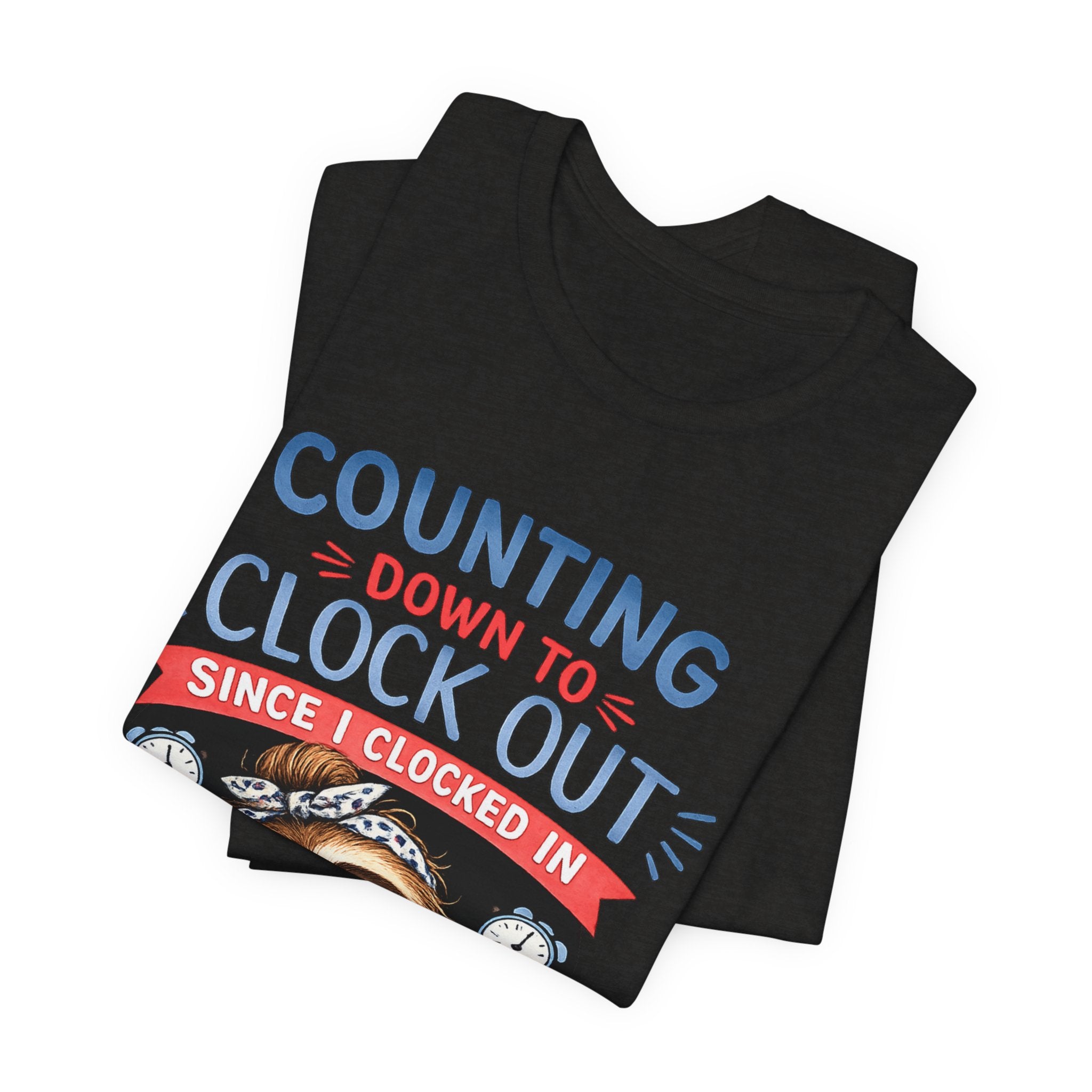 Counting Down to Clock Out RN Tee — Funny Nurse Sloth Shirt