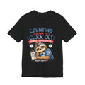 Counting Down to Clock Out RN Tee — Funny Nurse Sloth Shirt
