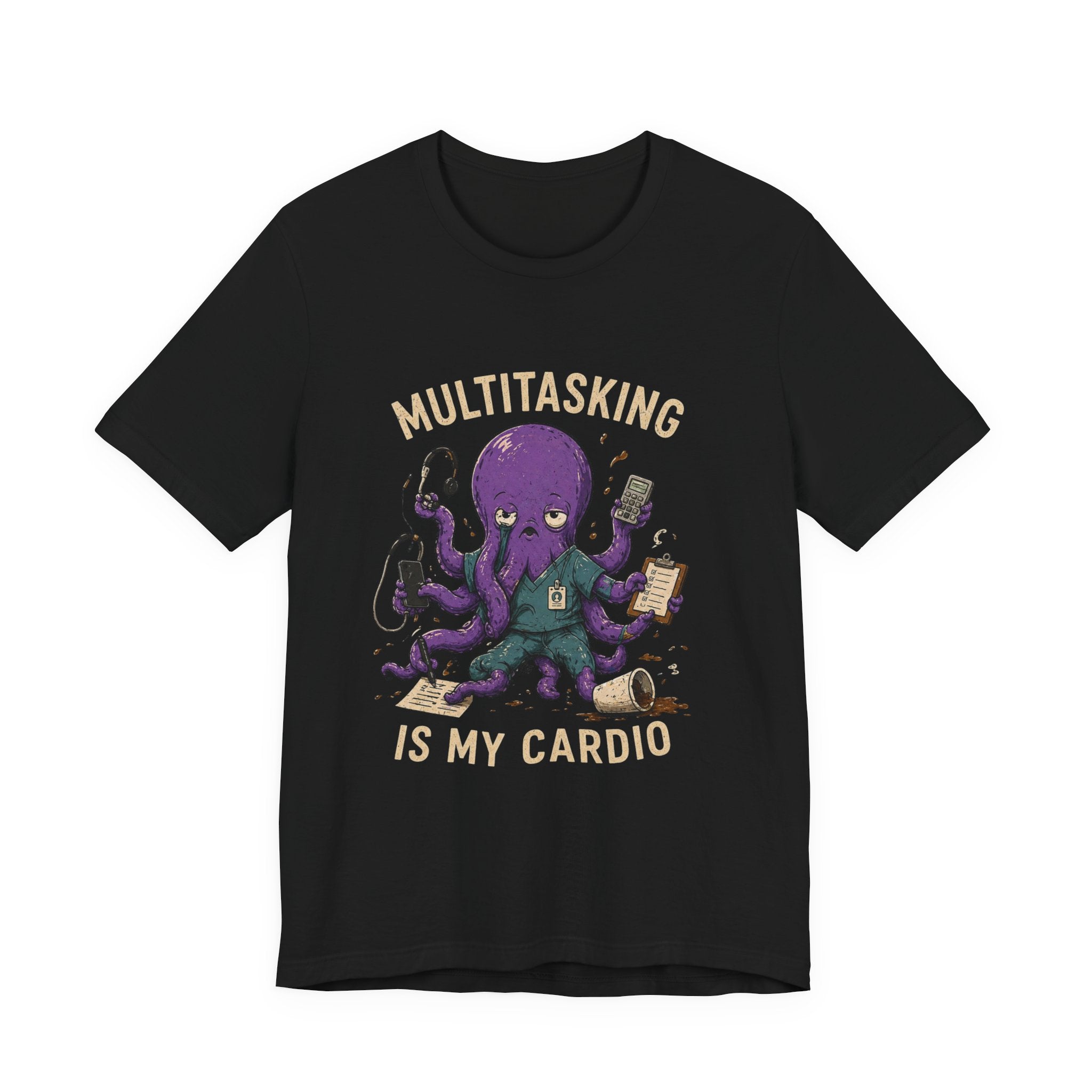 Multitasking Is My Cardio Octopus T-Shirt